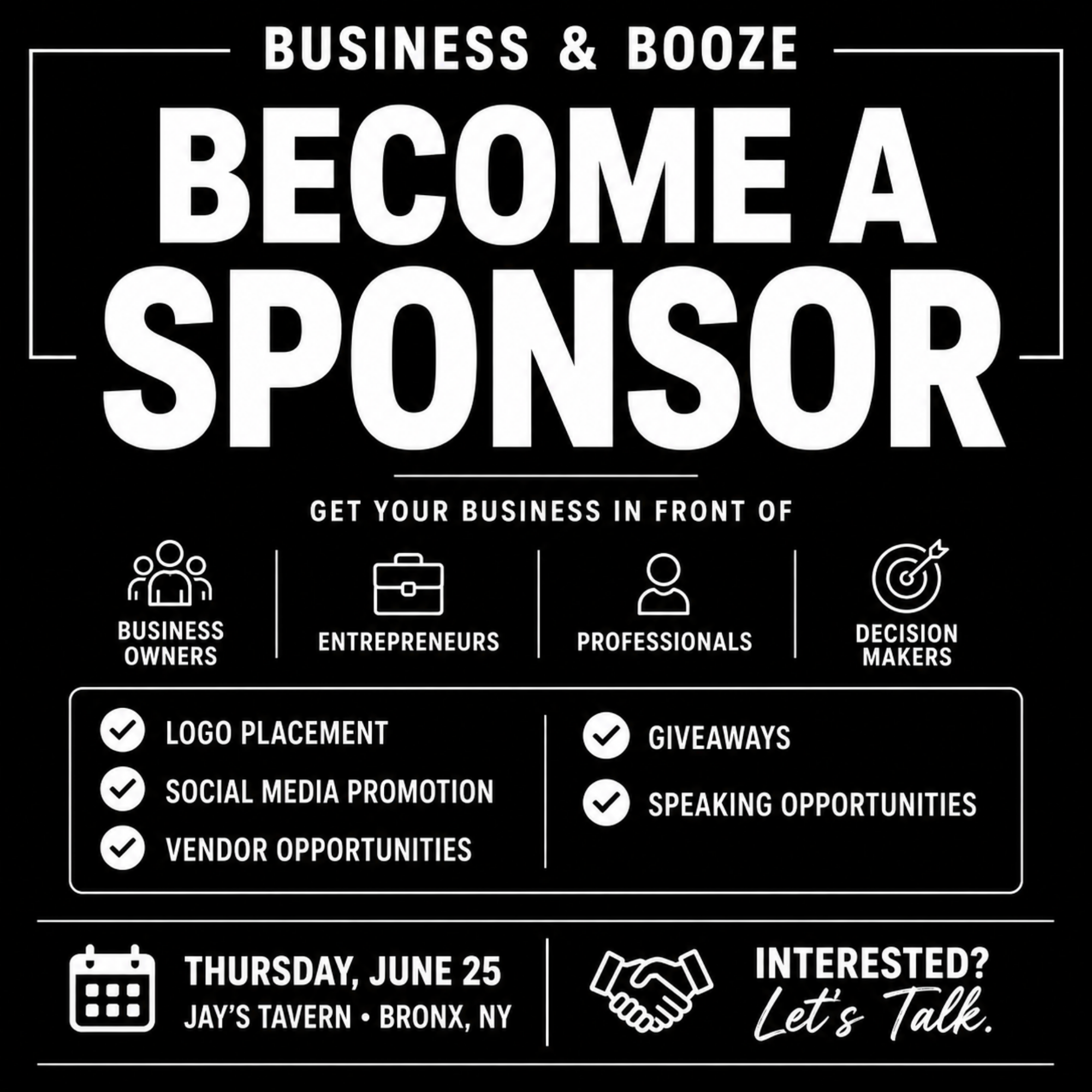 Become A Sponsor